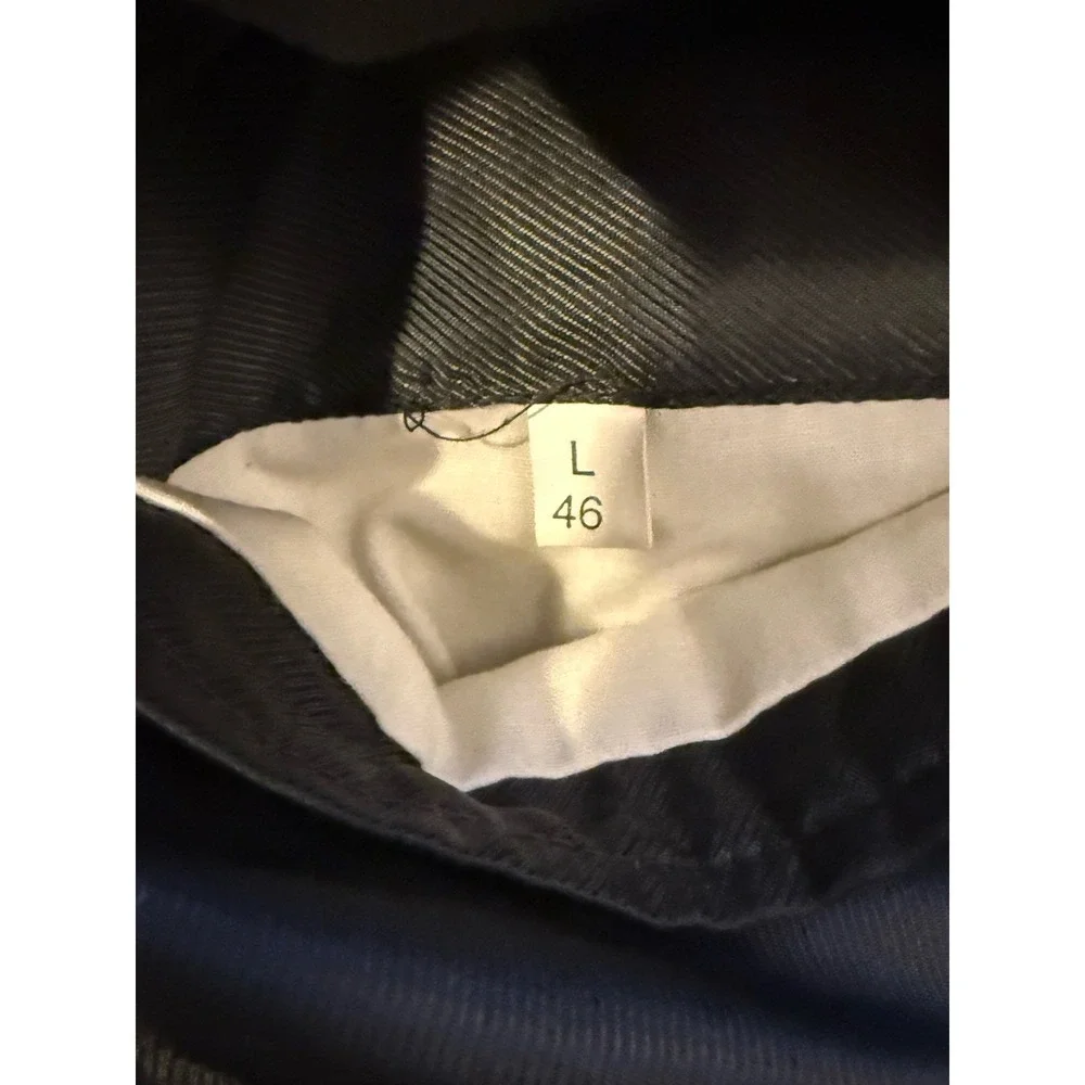 Bert Pulitzer‎ 46L Gray Herringbone Wool Blazer Sport Coat Mens Long